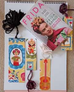 Frida Fever - Fabric hand made bookmarks