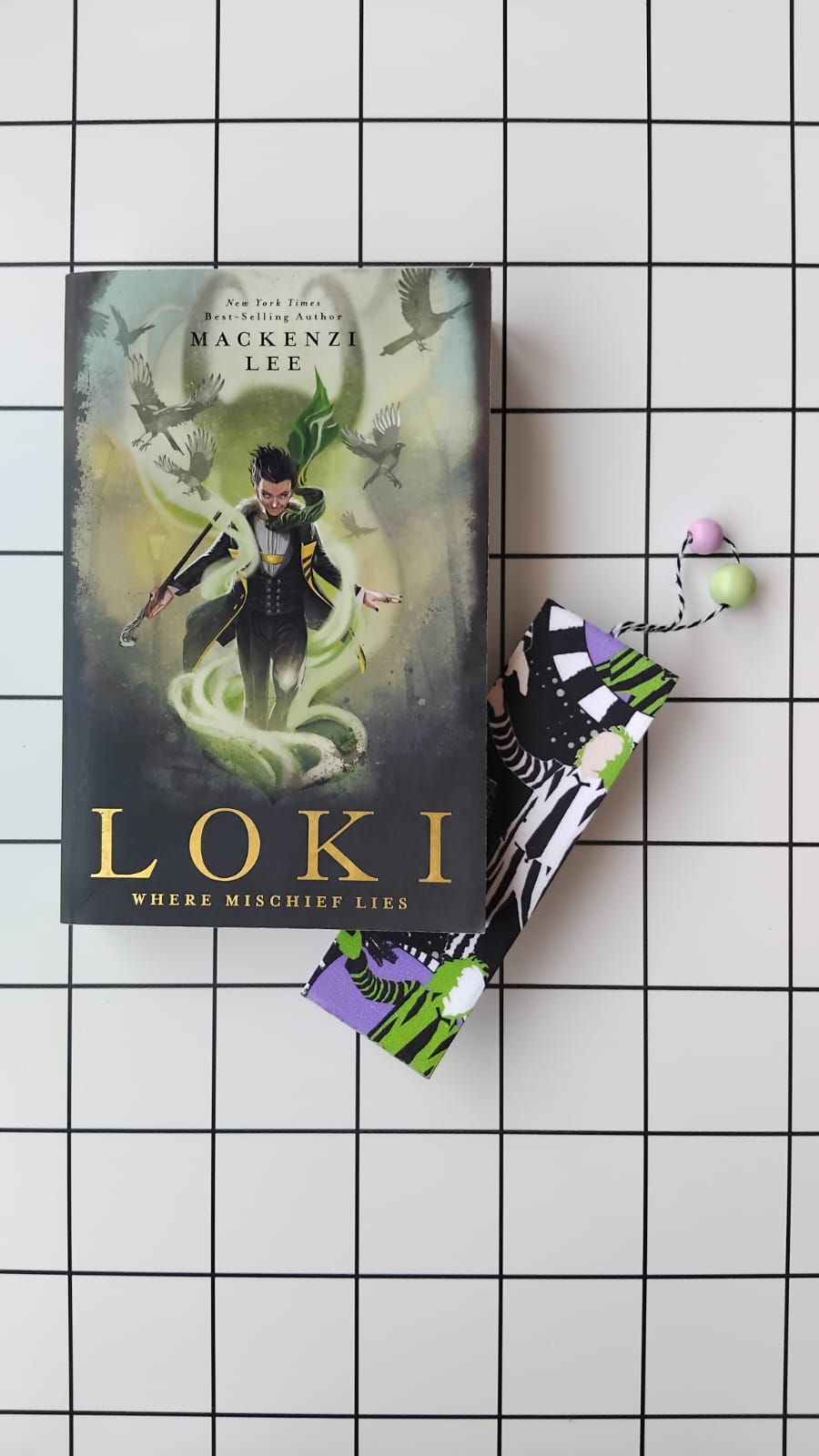 Buy Beetlejuice fabric wrapped bookmark.