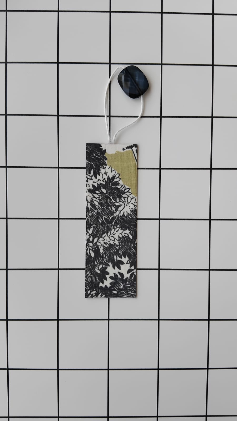 Buy Alexander Henry Foliage fabric wrapped bookmark.