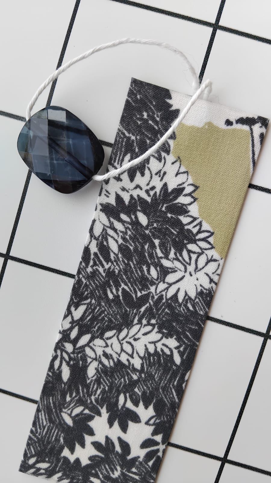 Buy Alexander Henry Foliage fabric wrapped bookmark.