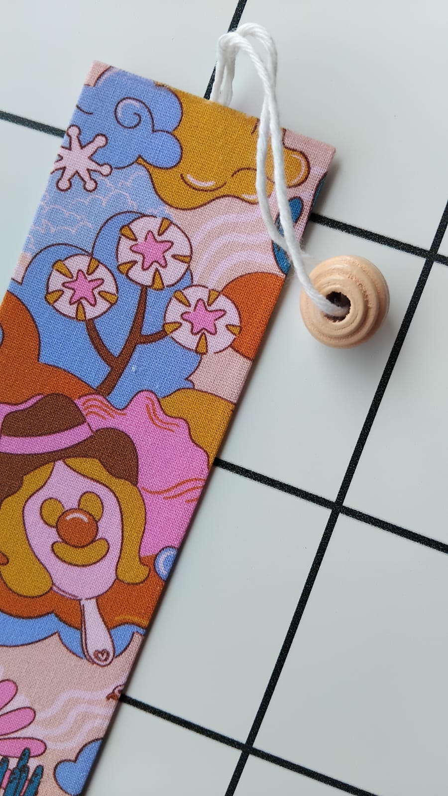 Buy Australiana Bubble O'Bill fabric wrapped bookmark.