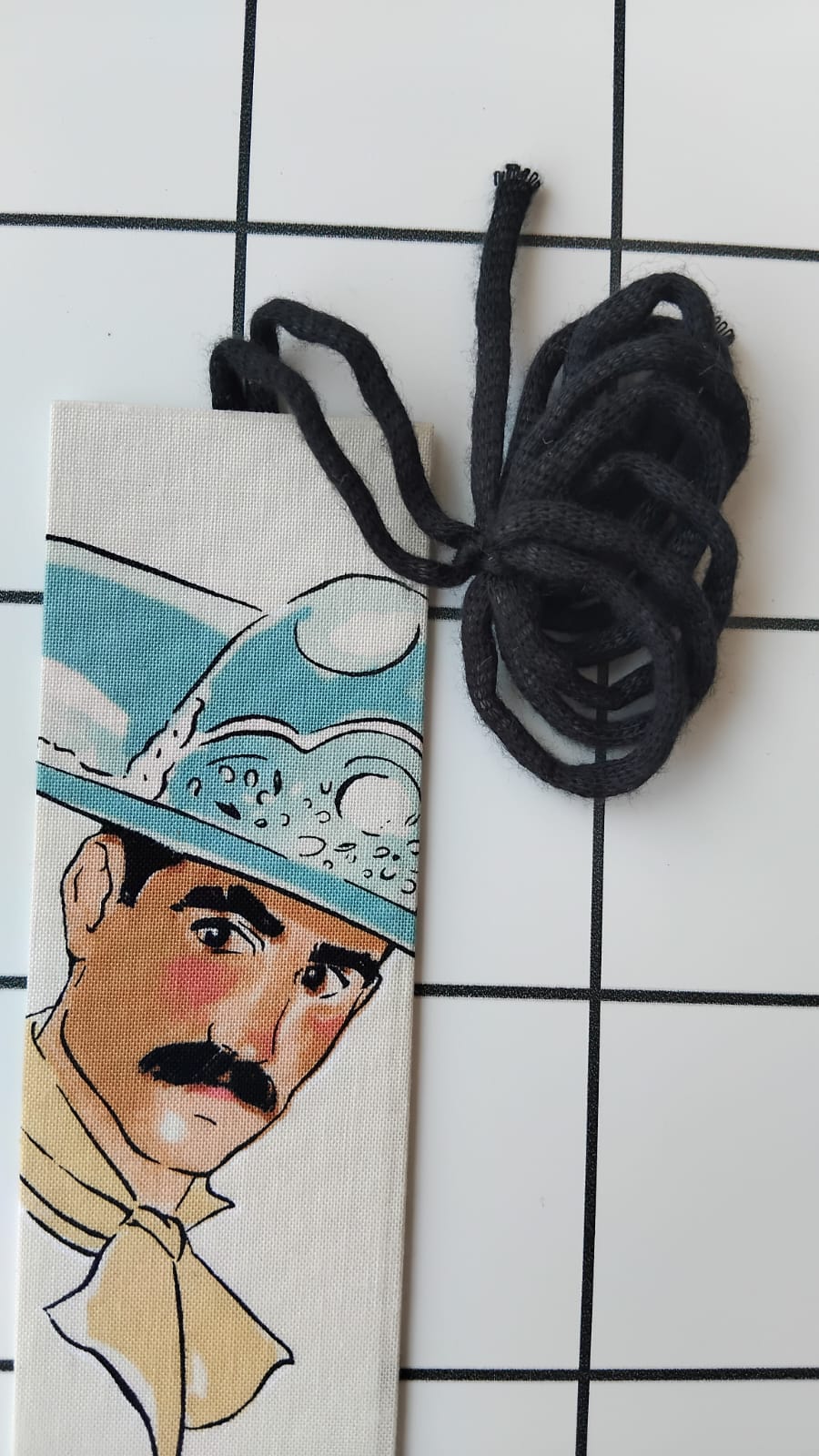 Buy Alexander Henry Charro Cowboy fabric wrapped bookmark.