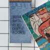 Buy Good Girls Denim fabric wrapped bookmark.