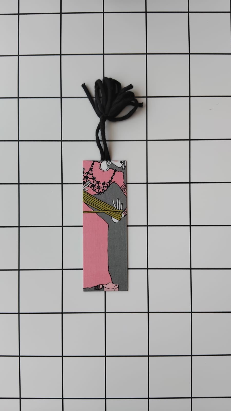 Buy Alexander Henry Ghastly fabric wrapped bookmark.
