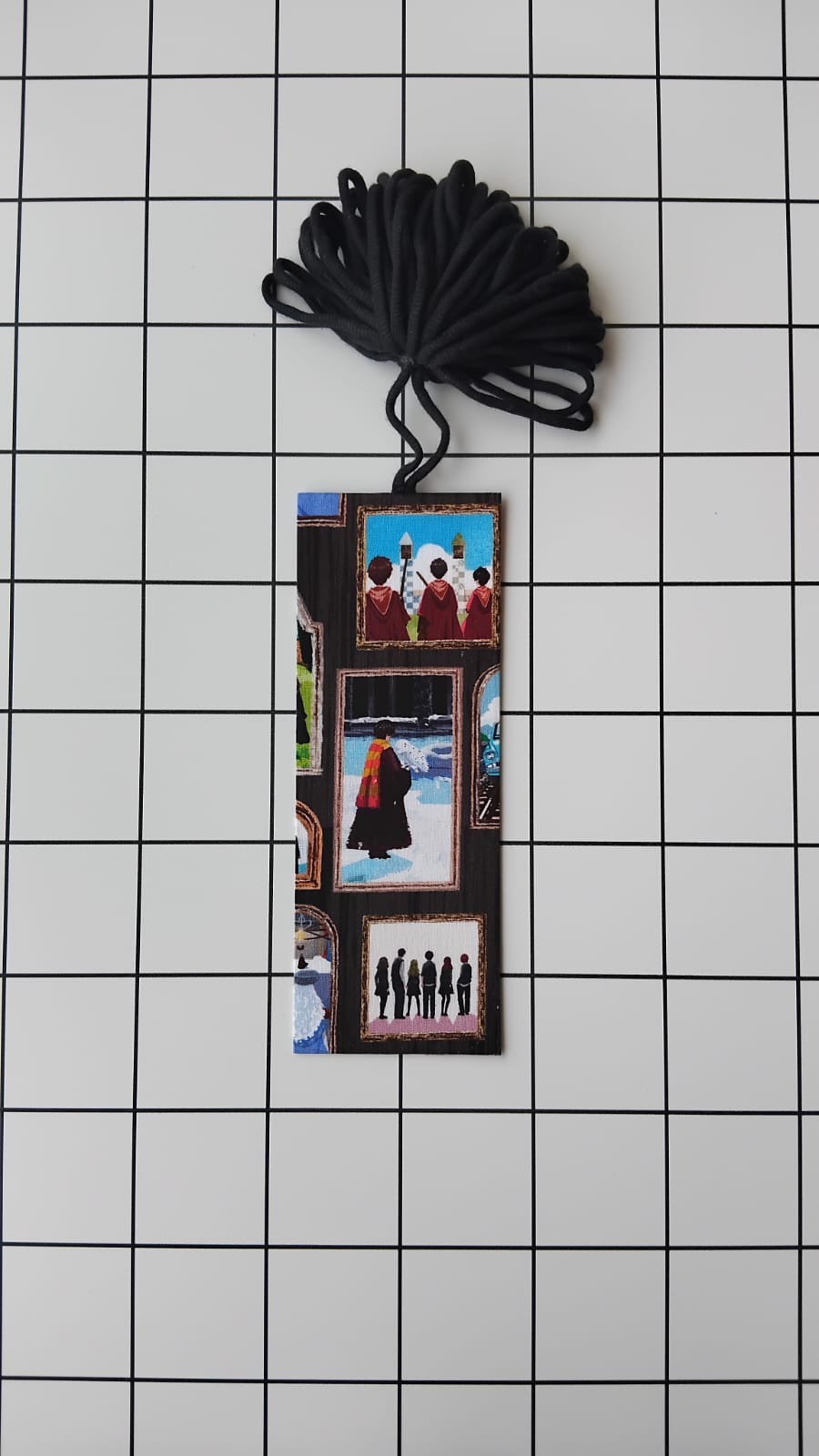 Buy Harry Potter fabric wrapped bookmark.