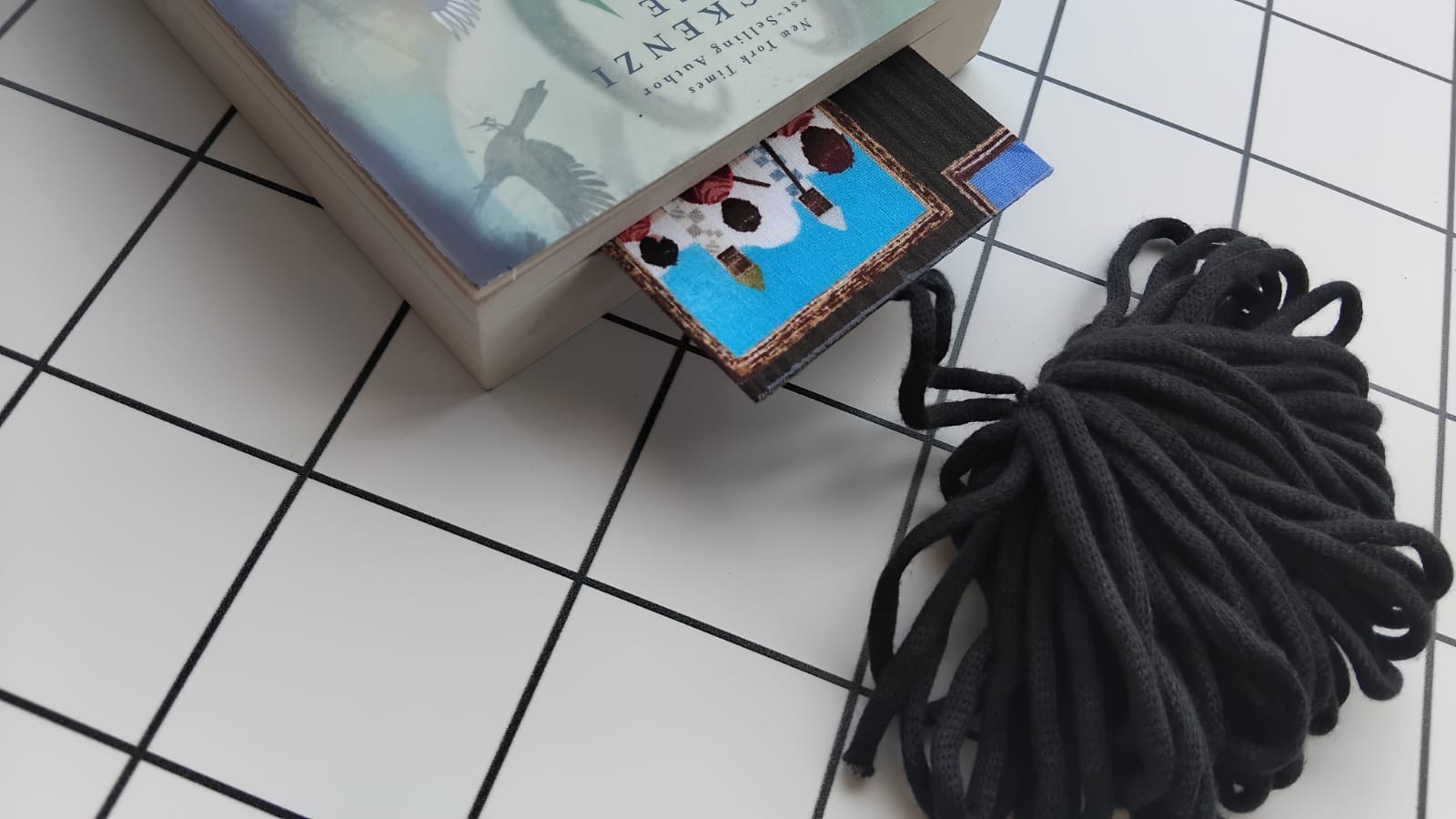 Buy Harry Potter fabric wrapped bookmark.