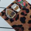 Buy Leopard Coffee Break fabric wrapped bookmark.
