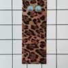 Buy Leopard Sunnies 2 fabric wrapped bookmark.