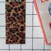 Buy Leopard Sunnies 2 fabric wrapped bookmark.