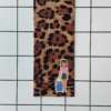 Buy Leopard Traveller fabric wrapped bookmark.
