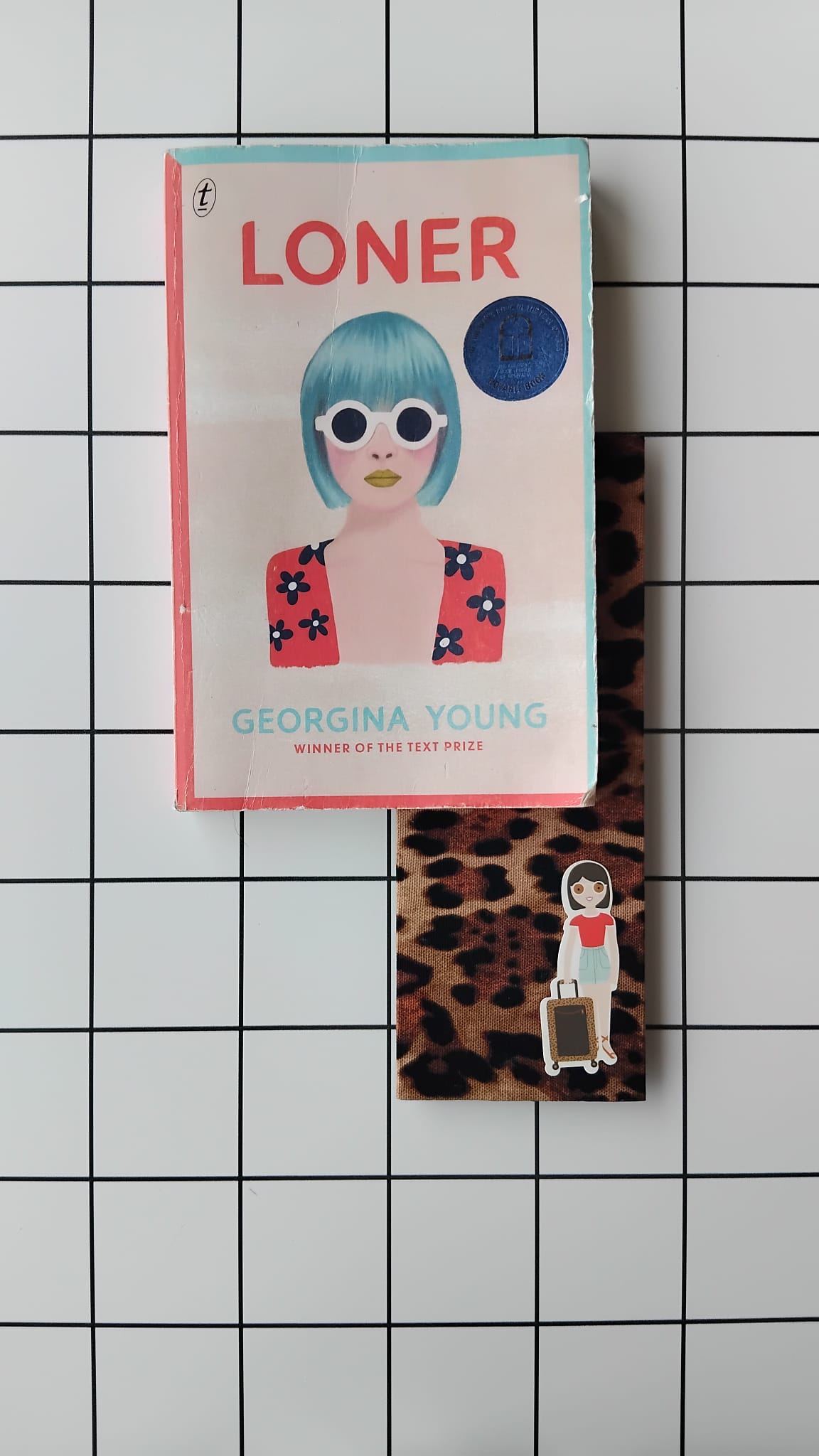 Buy Leopard Traveller 2 fabric wrapped bookmark.