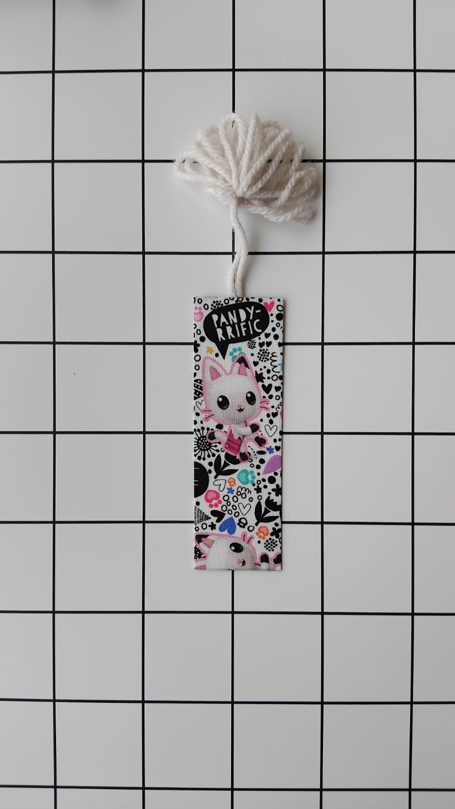 Buy Pandy-rrific fabric wrapped bookmark.