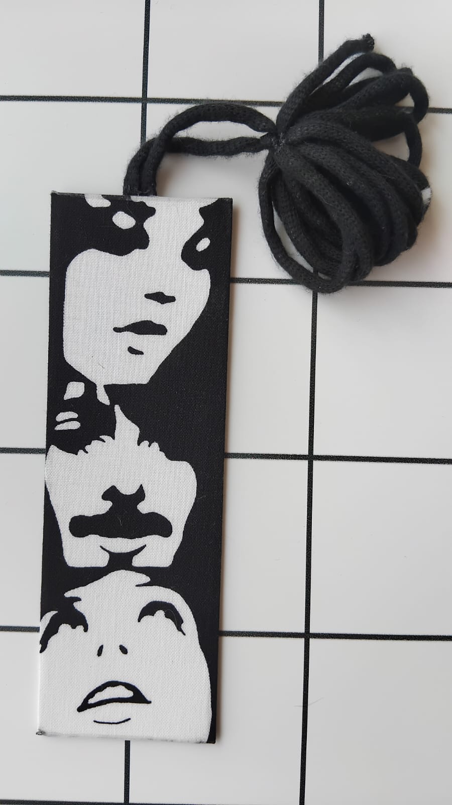 Buy Alexander Henry Rock Portfolio fabric wrapped bookmark.
