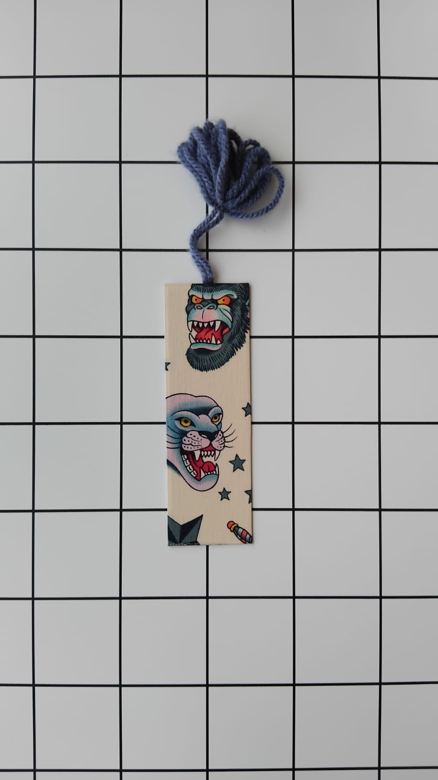 Buy Alexander Henry Wild Animals fabric wrapped bookmark.