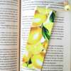 Buy Lemons fabric wrapped bookmark.