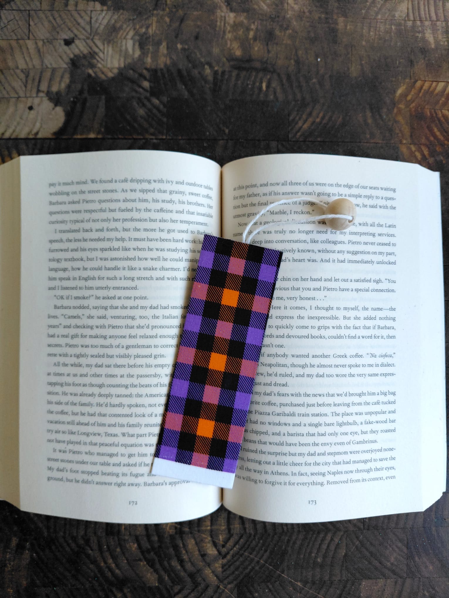 Orange & Purple Checkers - Image 1